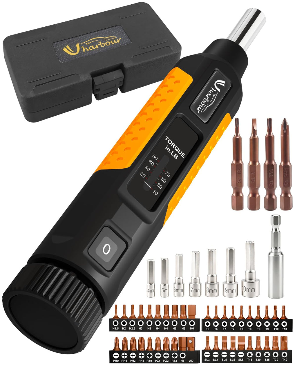 10-80 in.lb Torque Screwdriver Set J836978