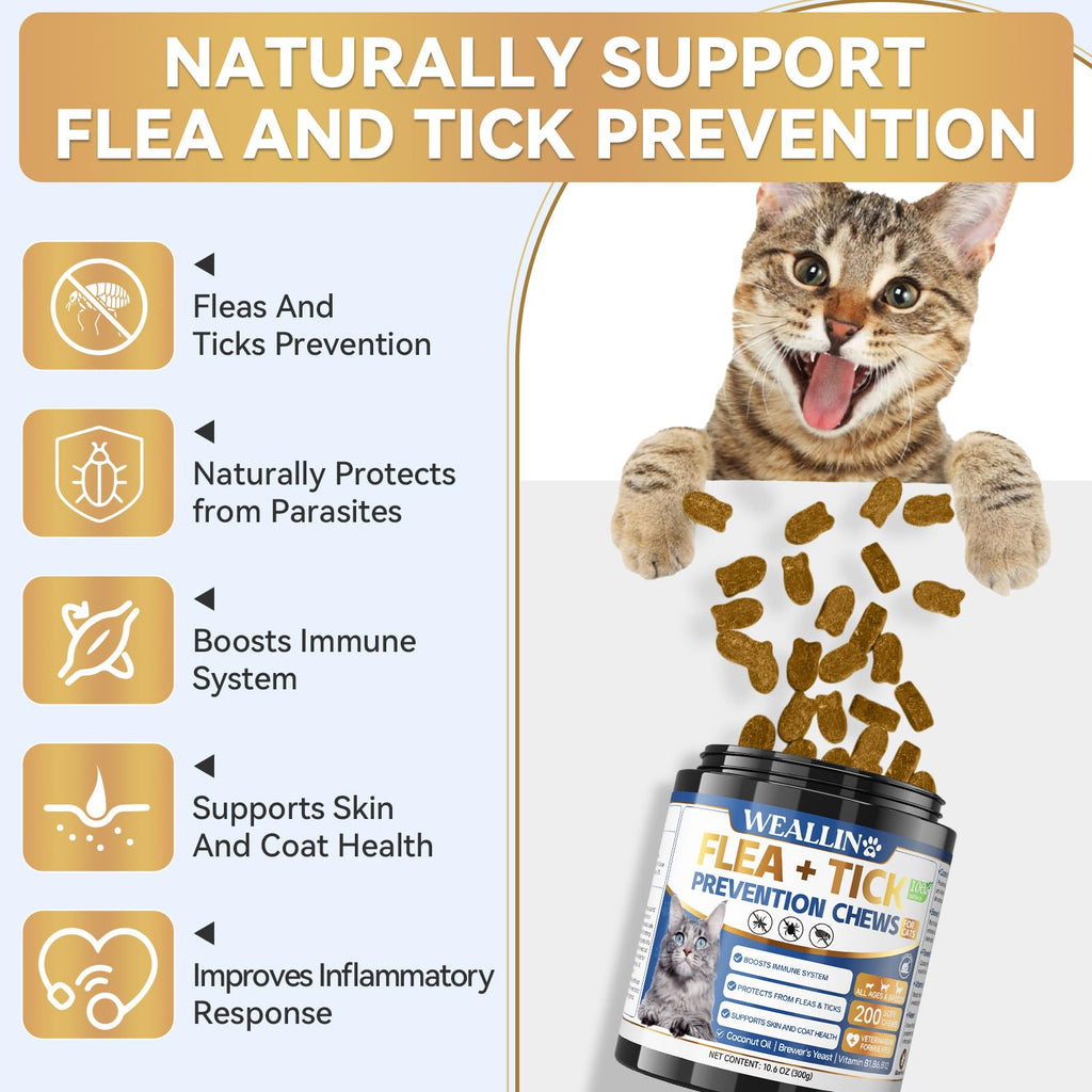 Flea and Tick Prevention Soft Chews for Dogs and Cats E59449