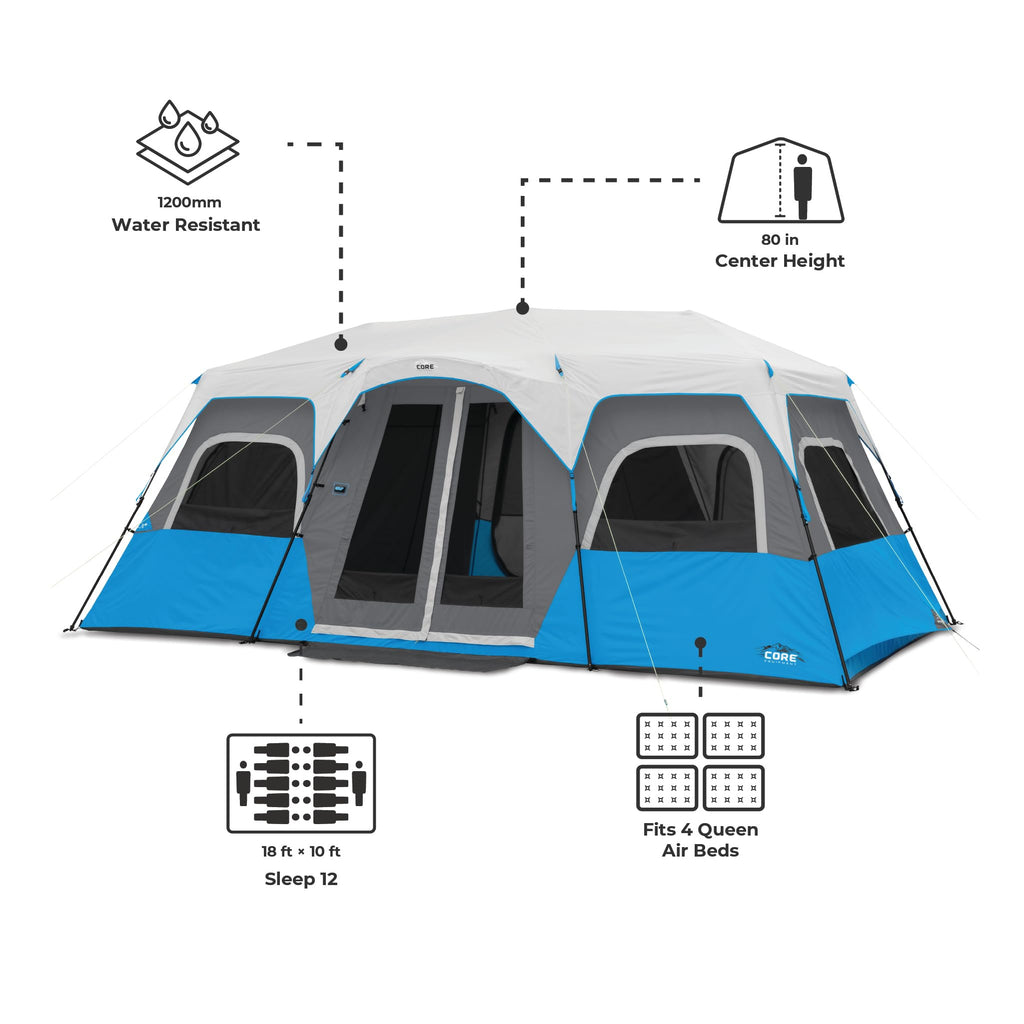 Instant Cabin Tents with LED Lights U928556