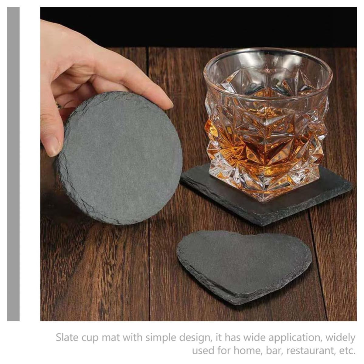 Natural Stone Drink Coasters V498492