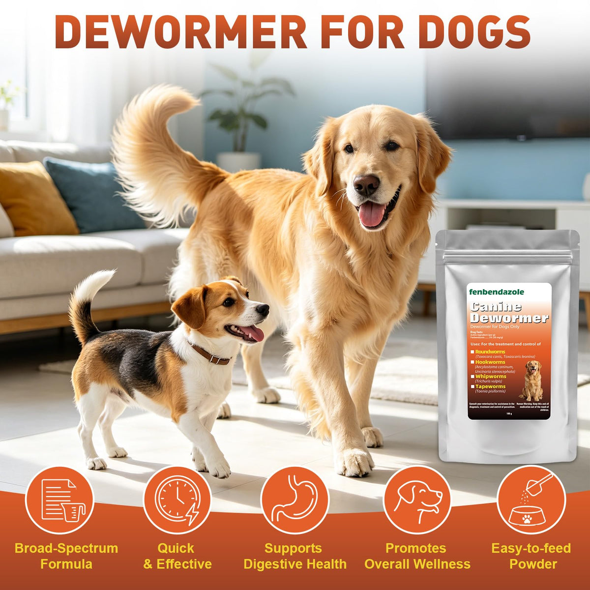 Dog Dewormer 100g O9276