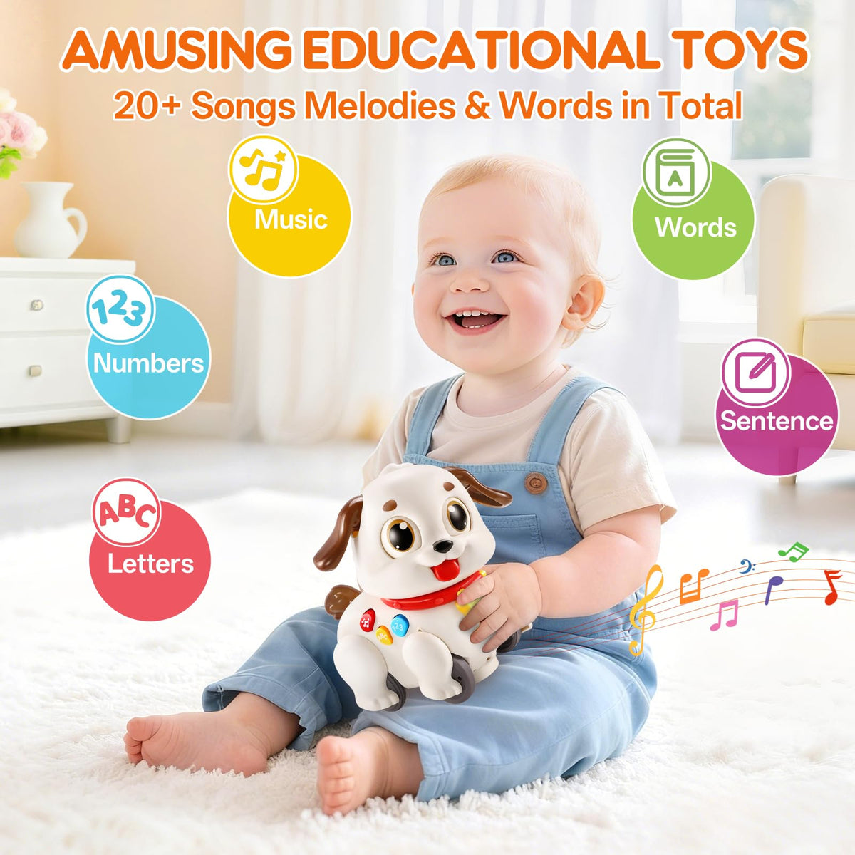 Musical Crawling Baby Toys E737