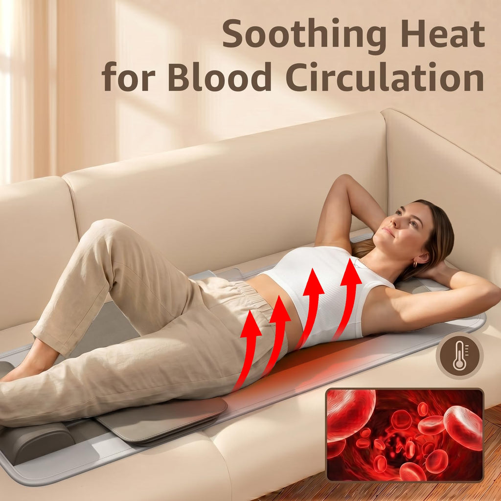 Full Body Massage Mat with Heat, Foldable L735