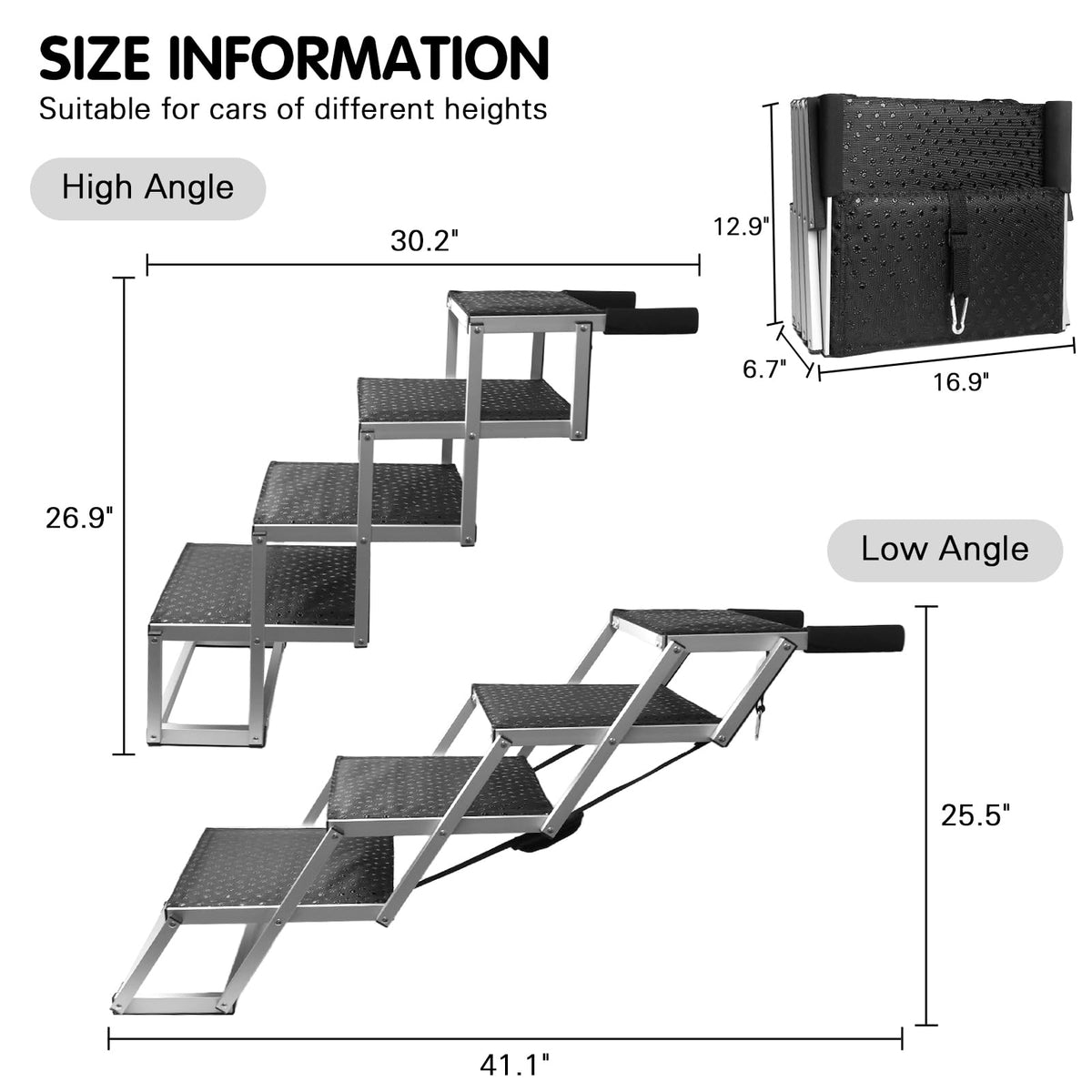 4-Step Non-Slip Pet Stairs D581582