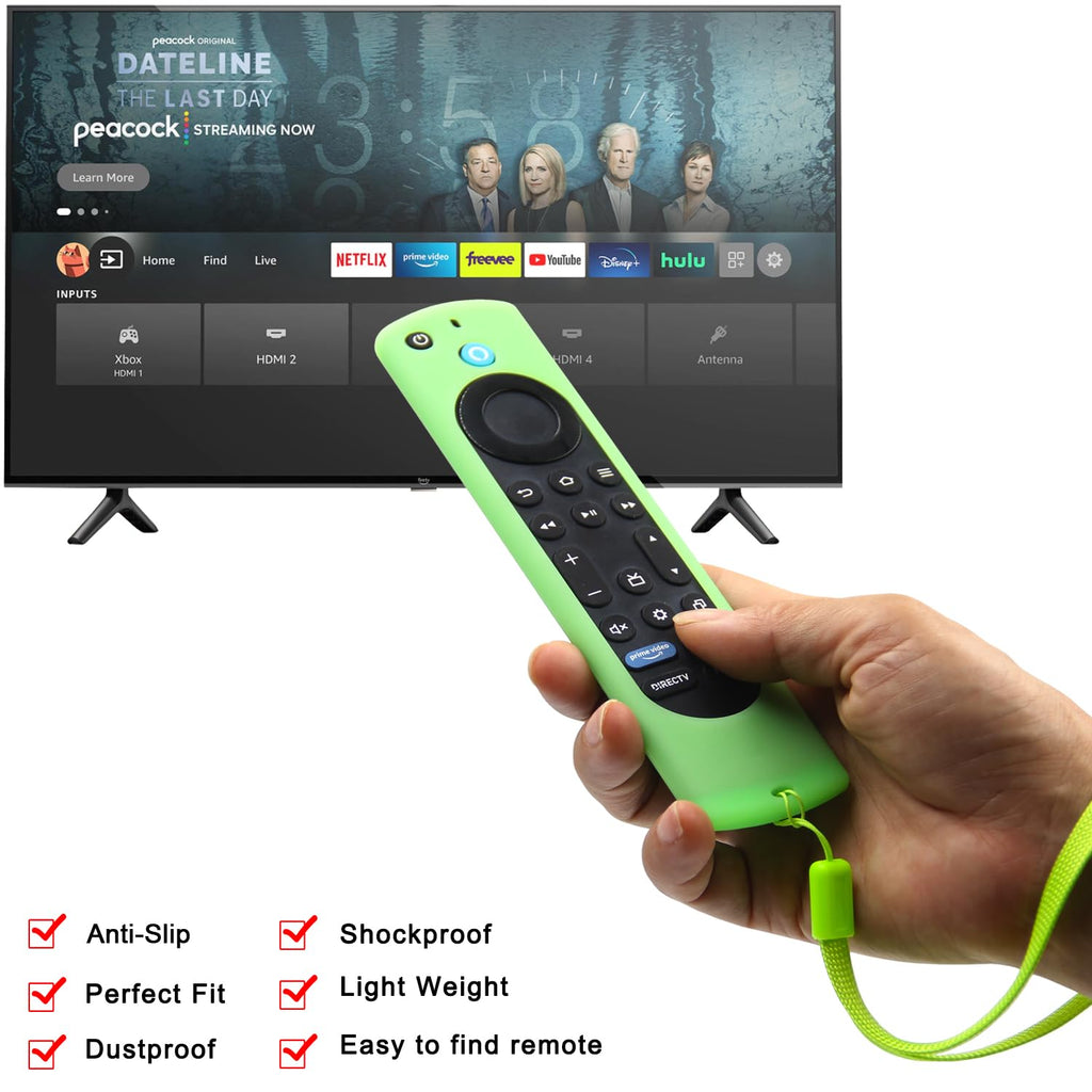 Silicone Remote Case 2pcs Nightglow Green and Blue S24675