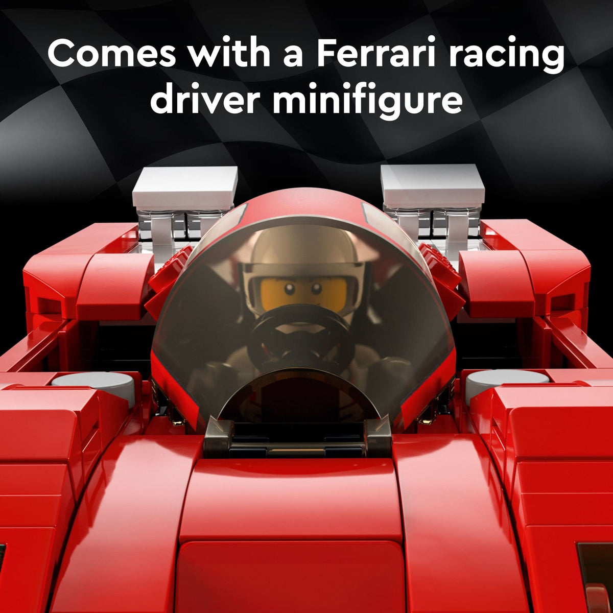 Red Race Car Building Set with Racing Driver Minifigure V403182