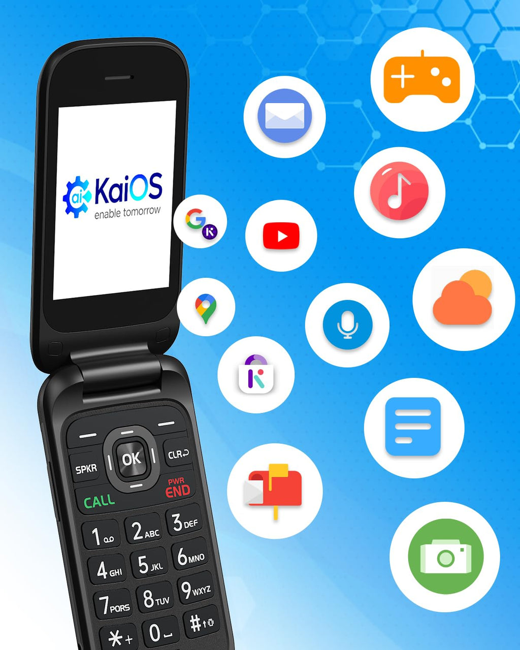 Unlocked 4G Flip Phone with Dual Screen S596066