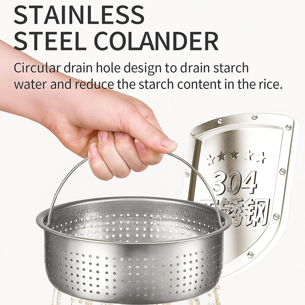 Low Sugar 3L Ceramic Rice Cooker with Steamer Basket T212