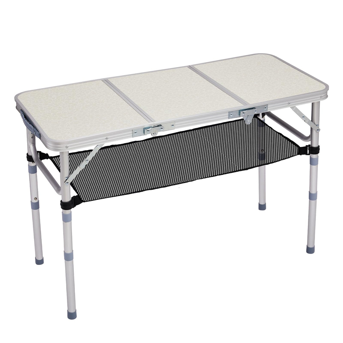 3ft Adjustable Height Aluminum Folding Camping Table U717883