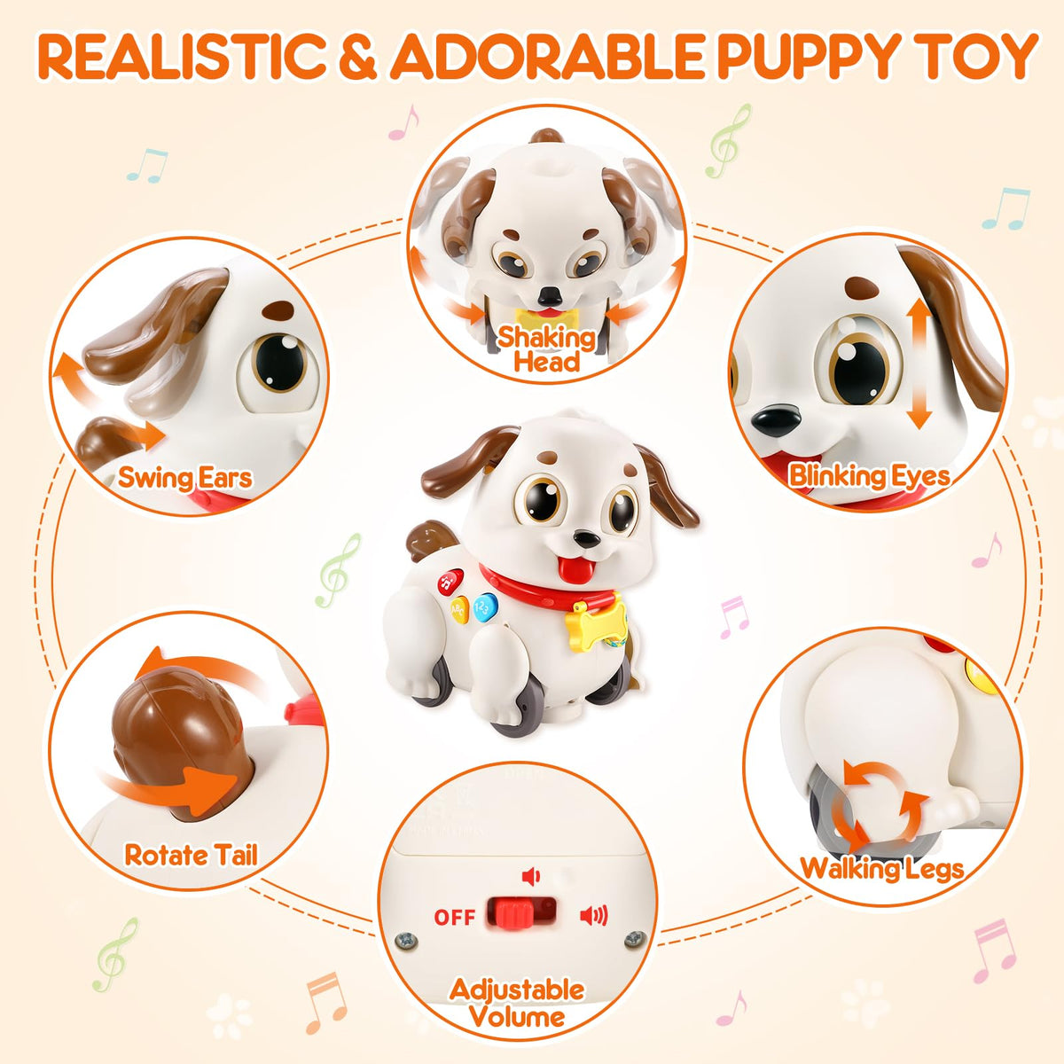 Musical Crawling Baby Toys E737
