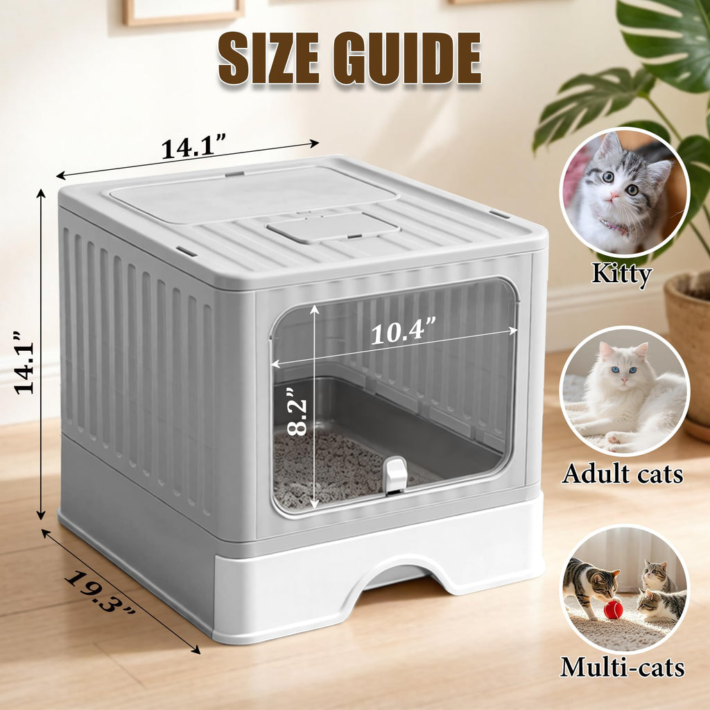 Stainless Steel Cat Litter Box With Lid M91927