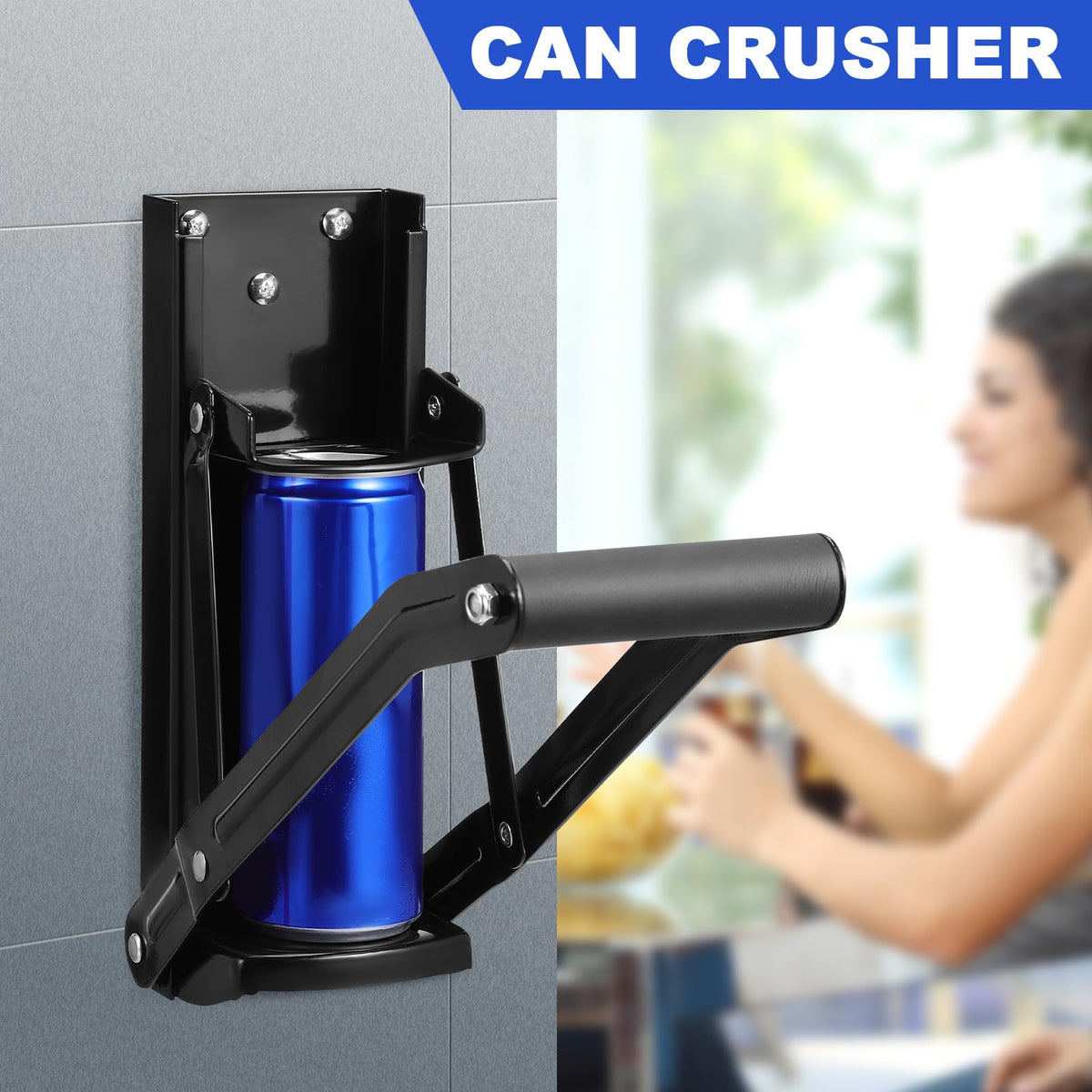 Wall Mounted Stainless Steel Can Crusher R5058