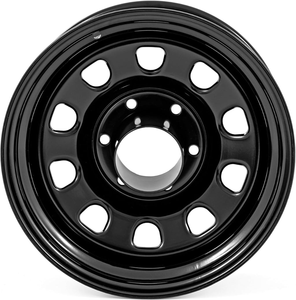Black Steel Wheel 16x8 5x6.5 Bolt Pattern P601786