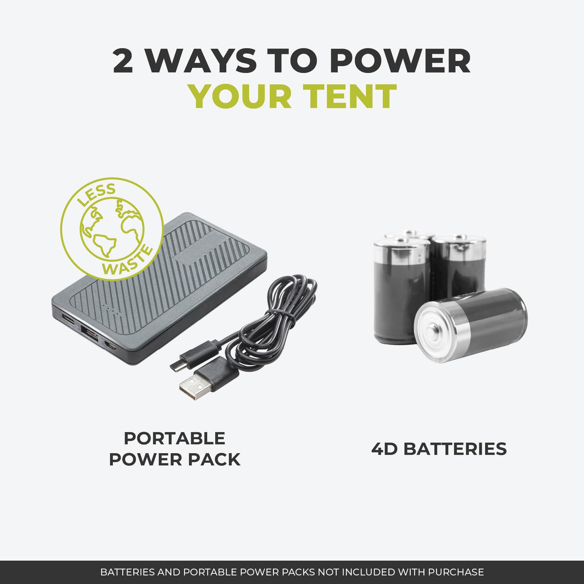 Instant Cabin Tents with LED Lights U928556