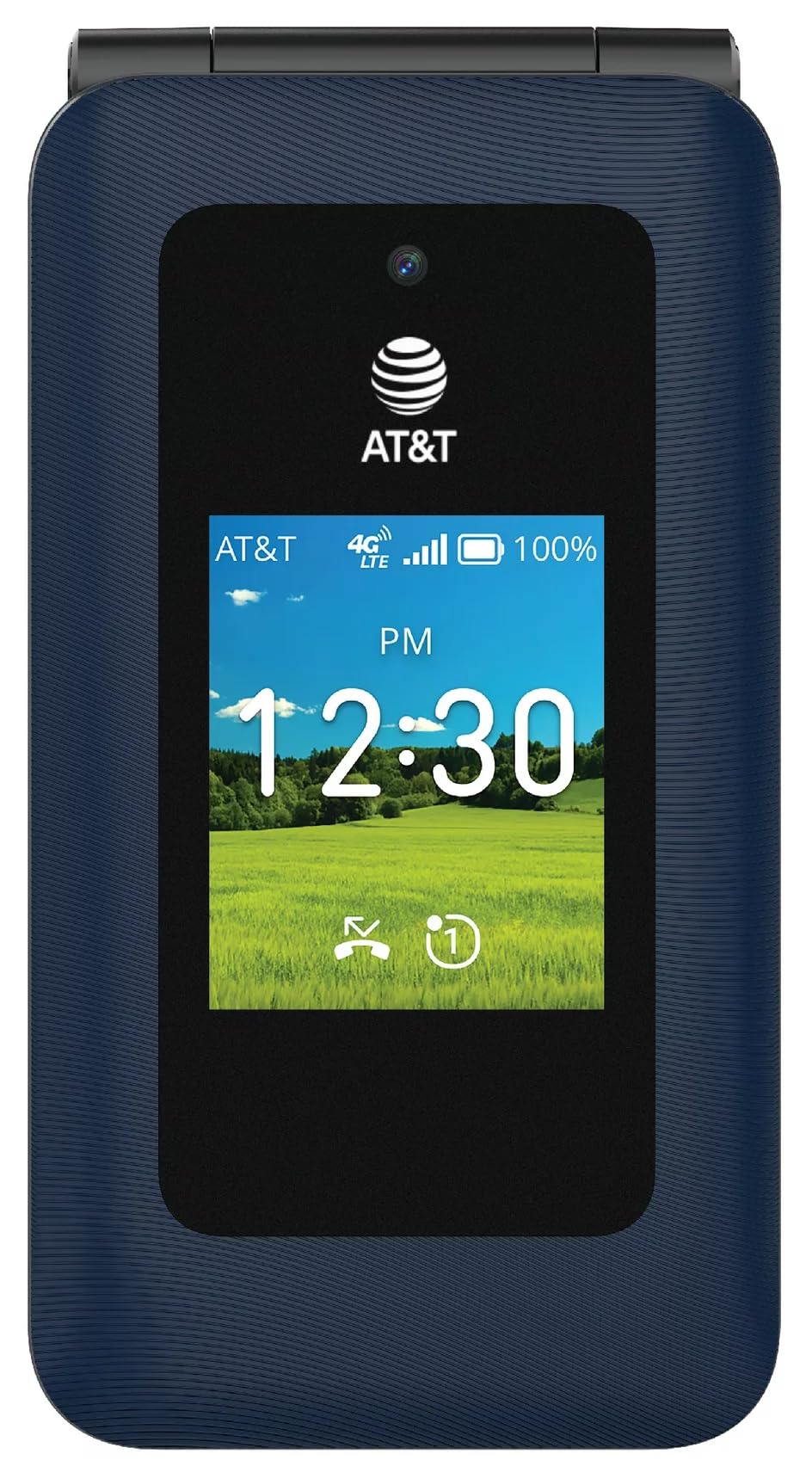 Prepaid 4G LTE Flip Phone, 2MP Camera, Android, Classic Navy J7897