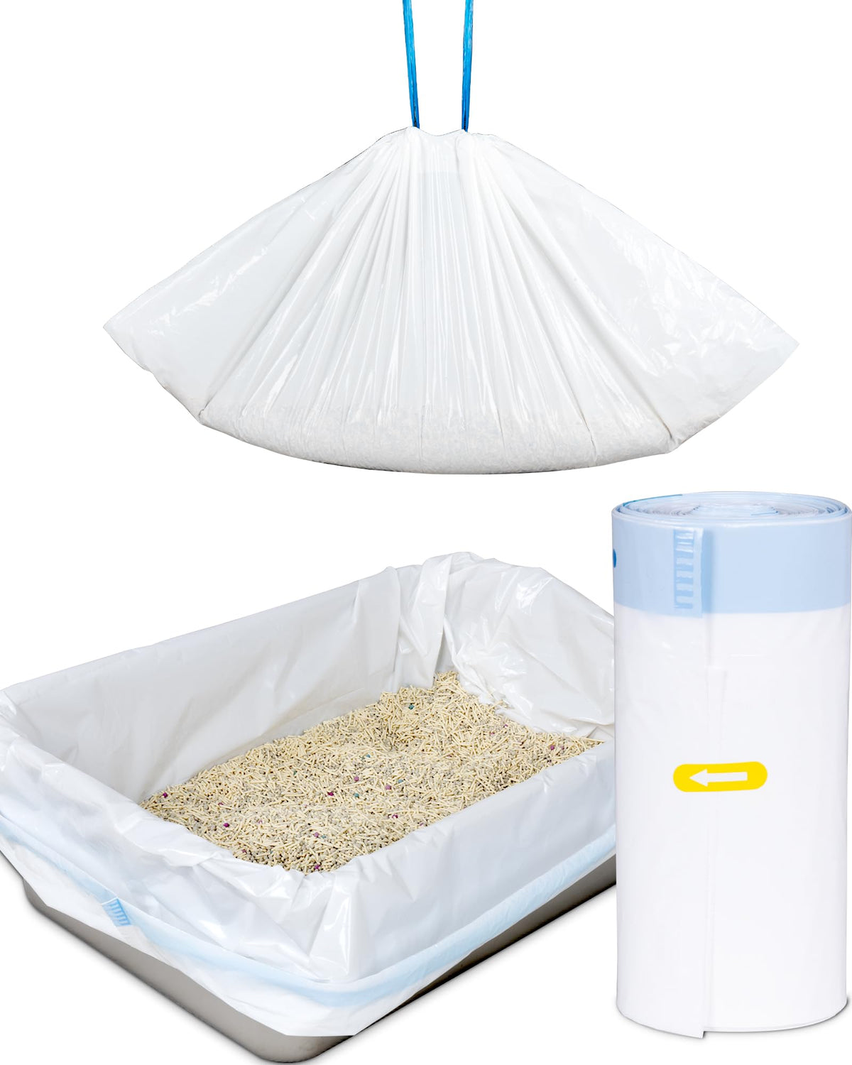 36" x 18" Heavy-Duty Cat Litter Box Liners R325773