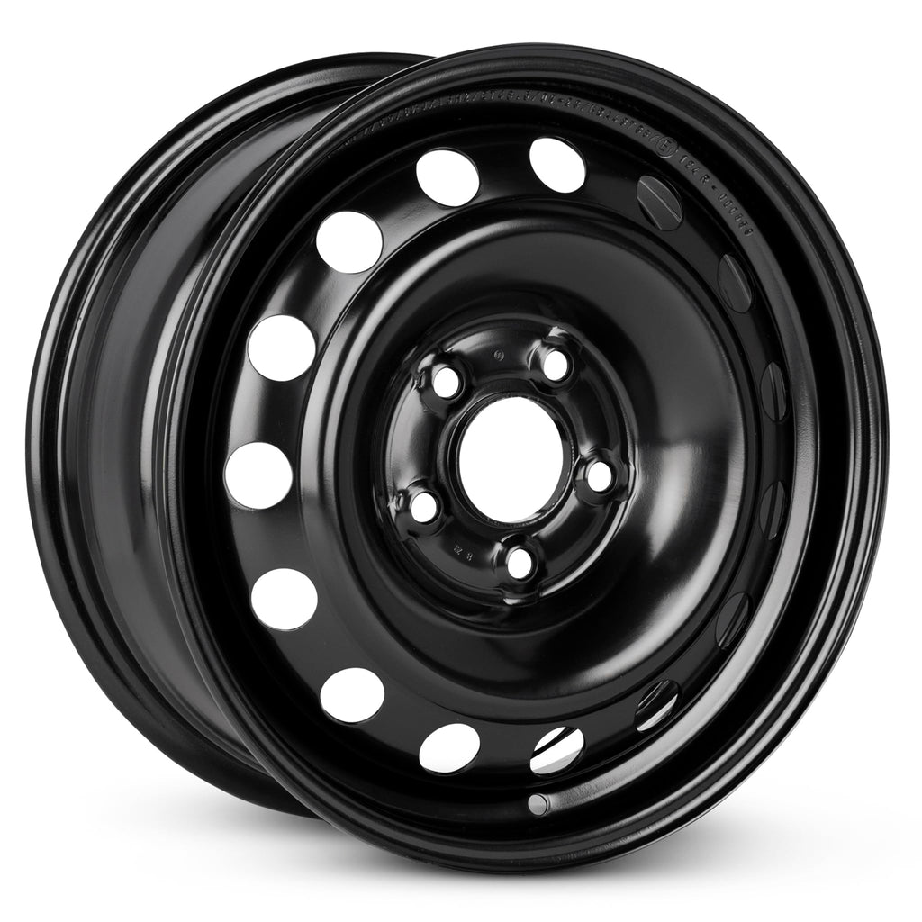 16 Inch Painted Black Car Wheel F482