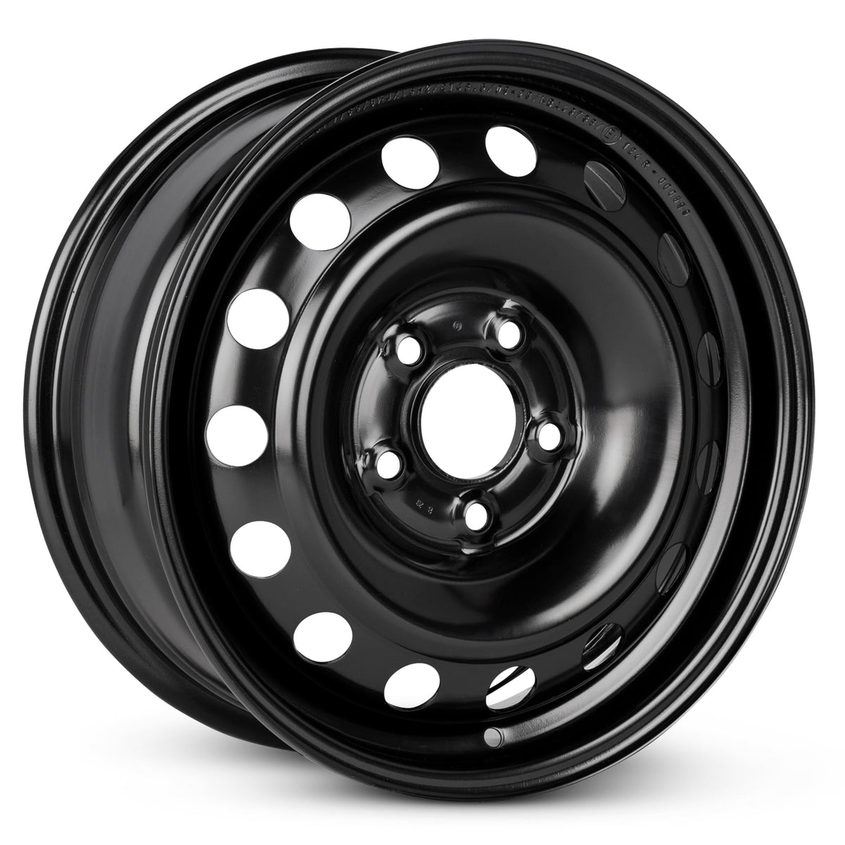 16 Inch Painted Black Car Wheel F482