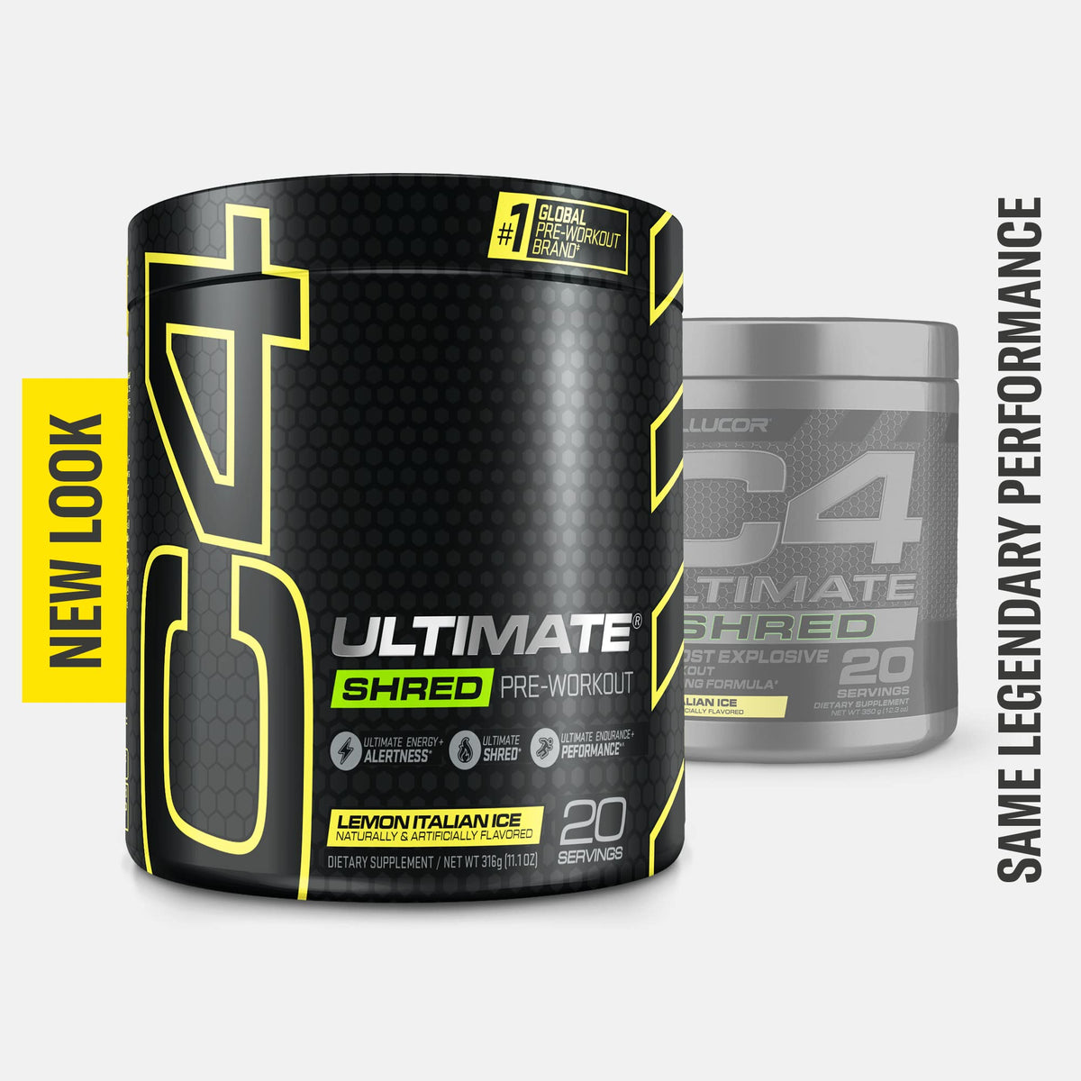 Pre Workout Powder Fat Burner Supplement With Ginger Root Extract 20 Servings K8062