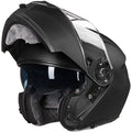 Matte Black Large Modular Full Face Motorcycle Helmet F15028