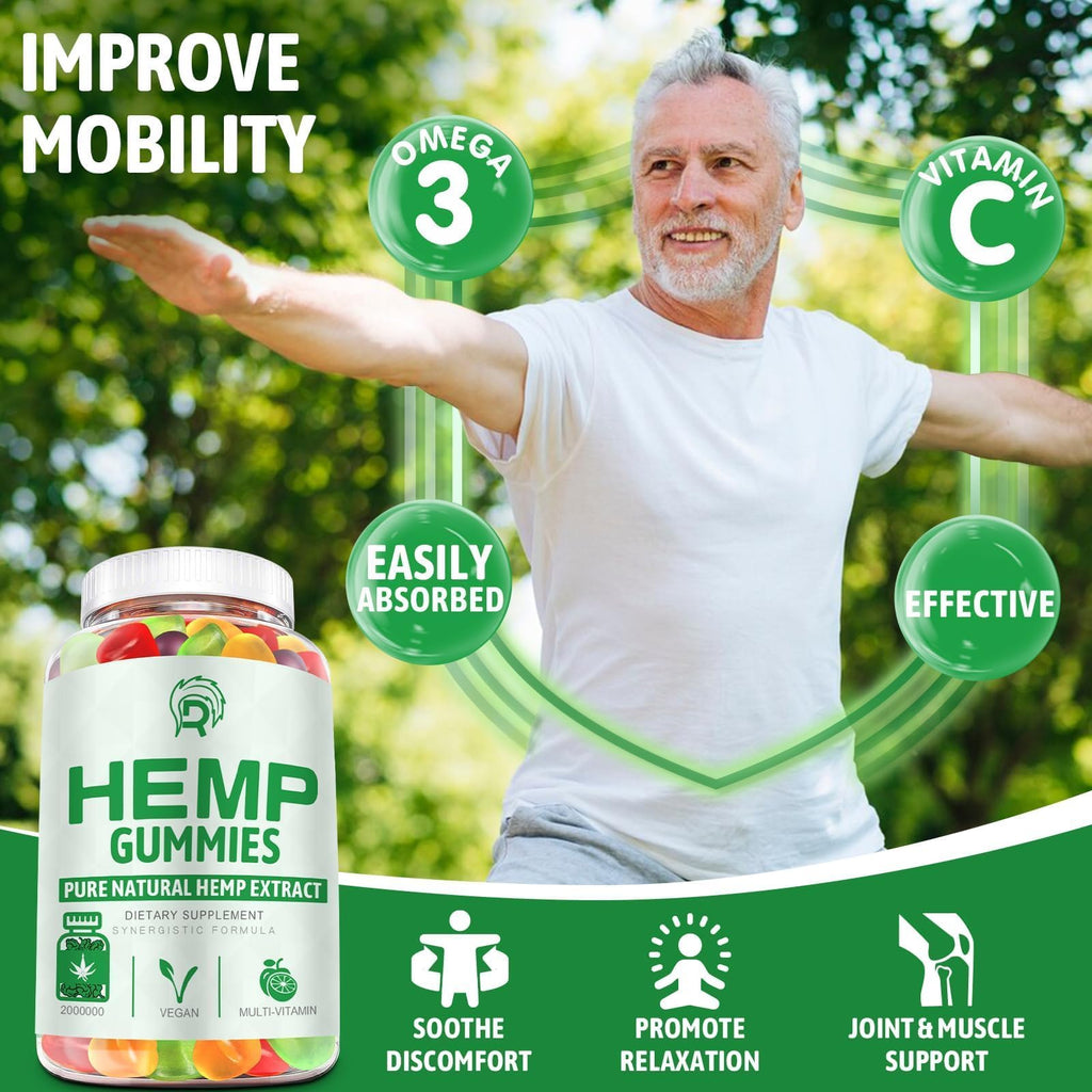 High Potency Hemp Gummies 2 Pack J266