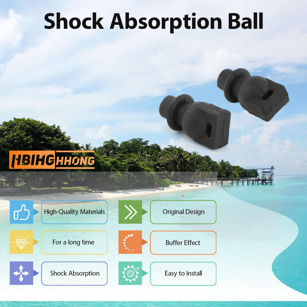 4Pcs Gimbal Shock Absorption Rubber Damper Mounts with Repair Tools G3379