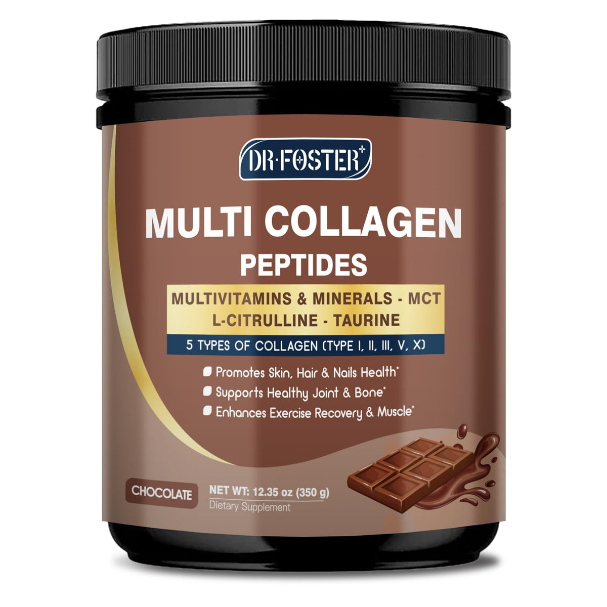 Multi Collagen Peptides Powder Chocolate 35 Servings I5991