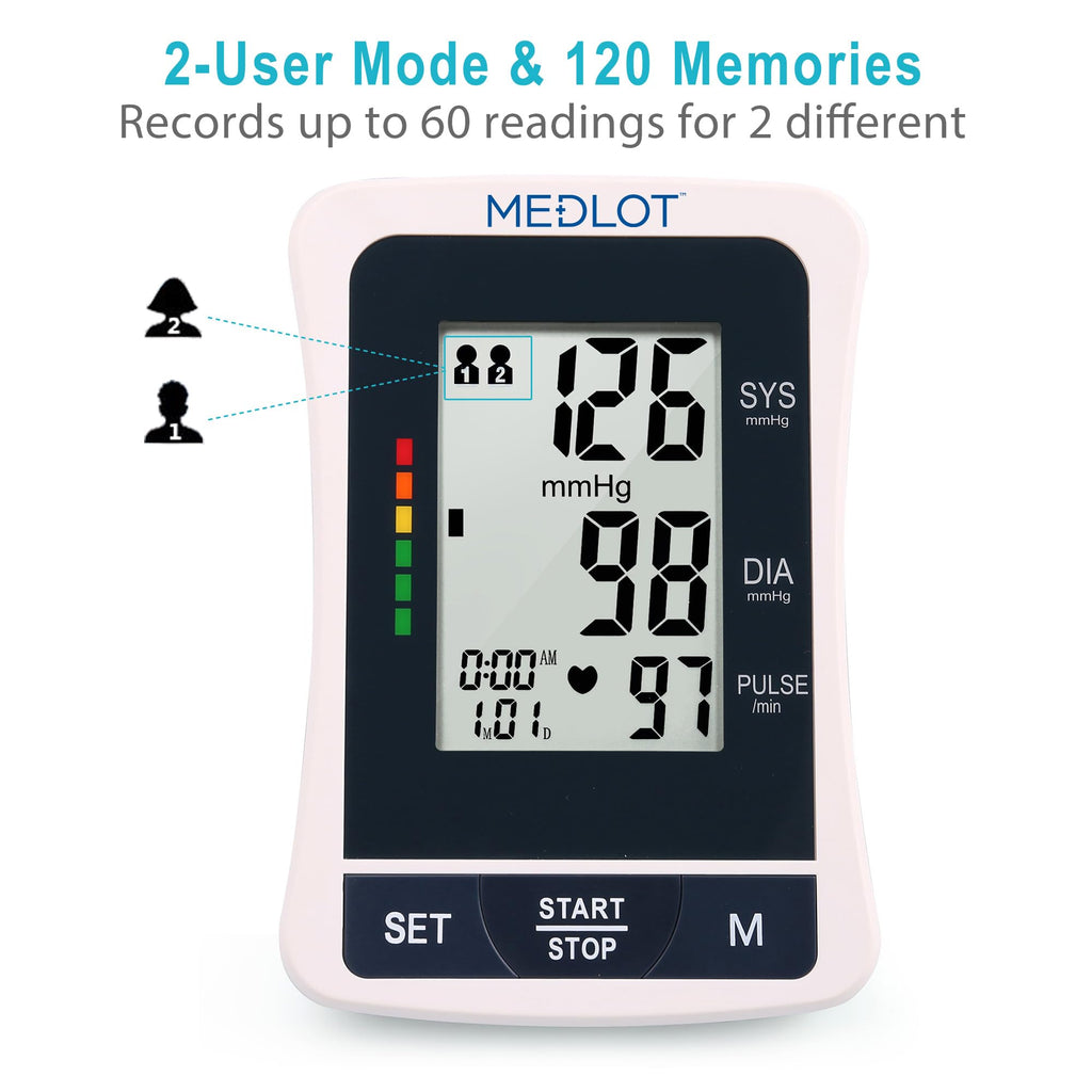 Automatic Upper Arm Blood Pressure Monitor with Large Cuff J838
