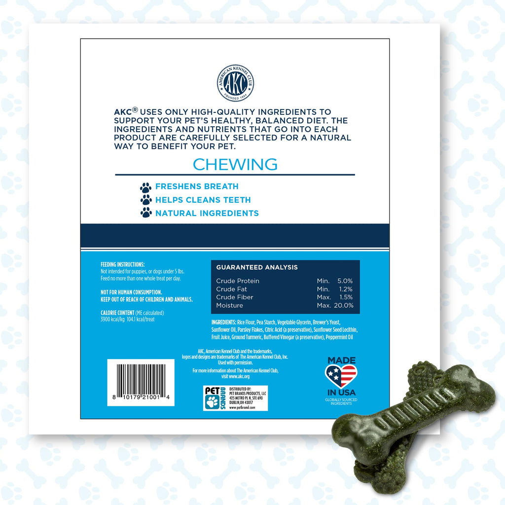 Medium Mint Flavored Dentacare Bones, 14 Count W5029