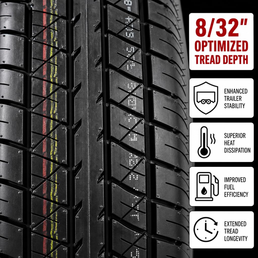 2-Pack Trailer Tire Rim Assembly 4.80-12 12 5 Lug Silver Z5337