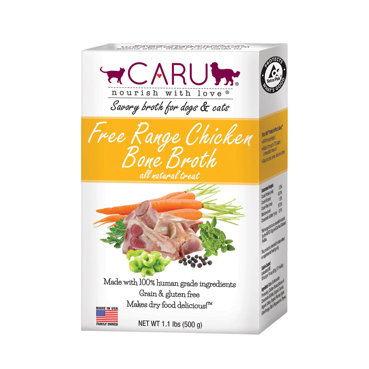 Free Range Chicken Bone Broth for Dogs and Cats 1.1 Lbs B645645