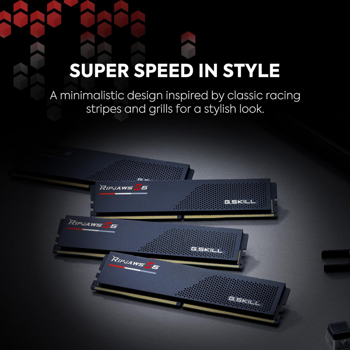 DDR5 Desktop Computer Memory 64GB (2x32GB) 6000MT/s CL36 Matte Black P699