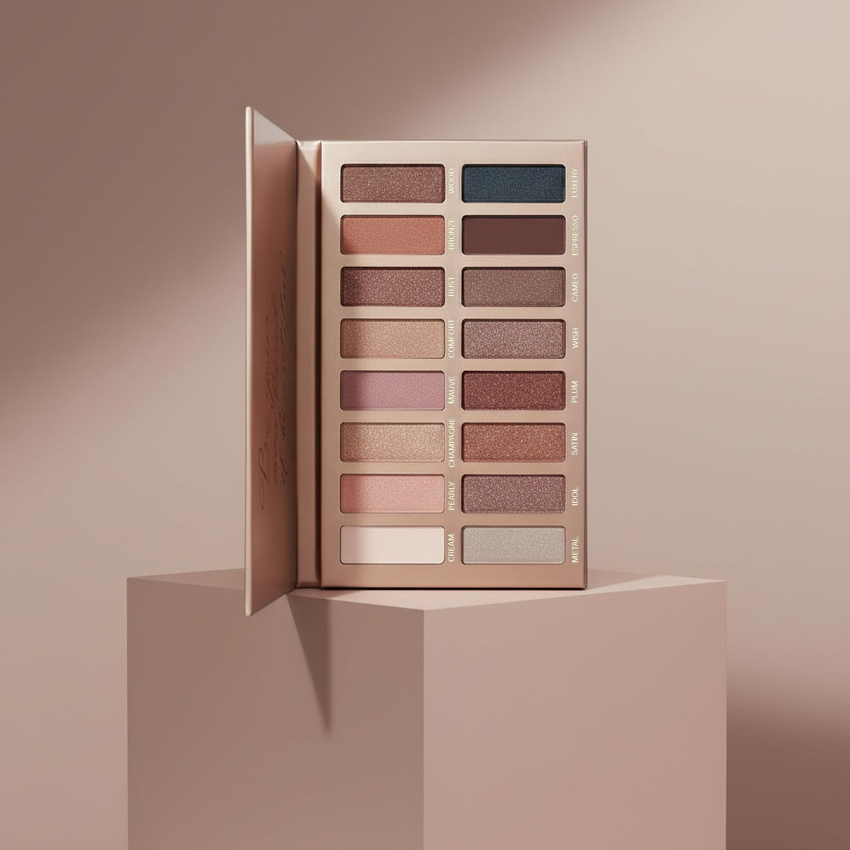 16 Soft Nude Shimmer & Matte Eyeshadow Palette M7779