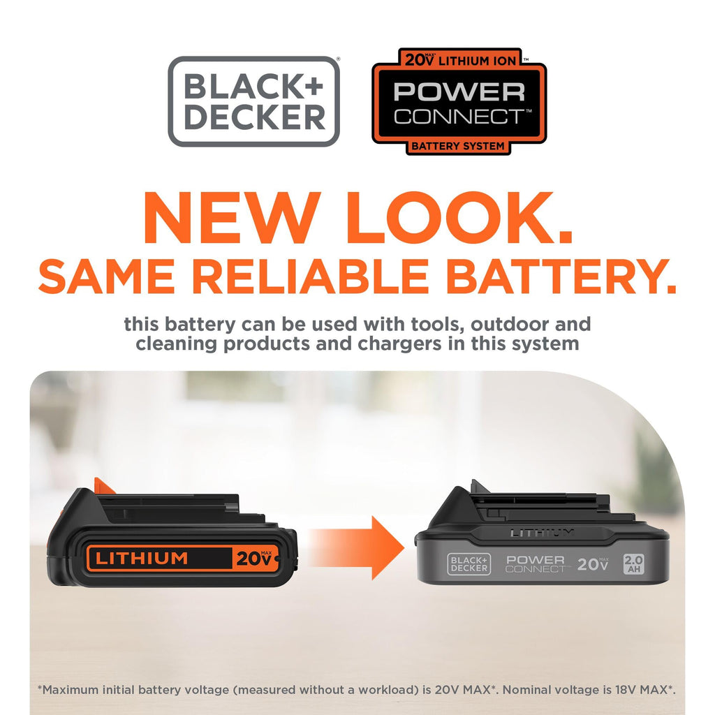 20V MAX 2.0 Ah Battery with State of Charge Indicator N200