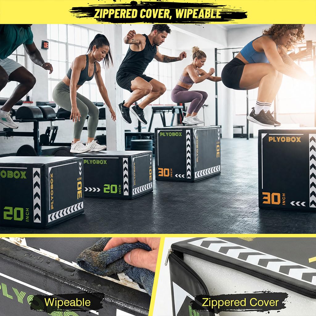 3-in-1 Plyometric Jump Box A125192