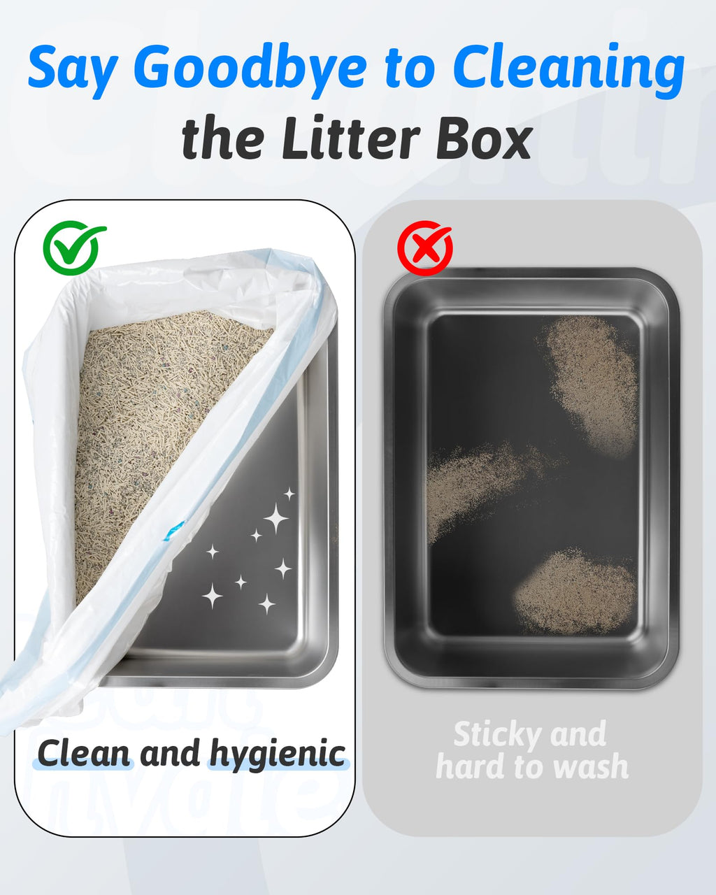 36" x 18" Heavy-Duty Cat Litter Box Liners R325773