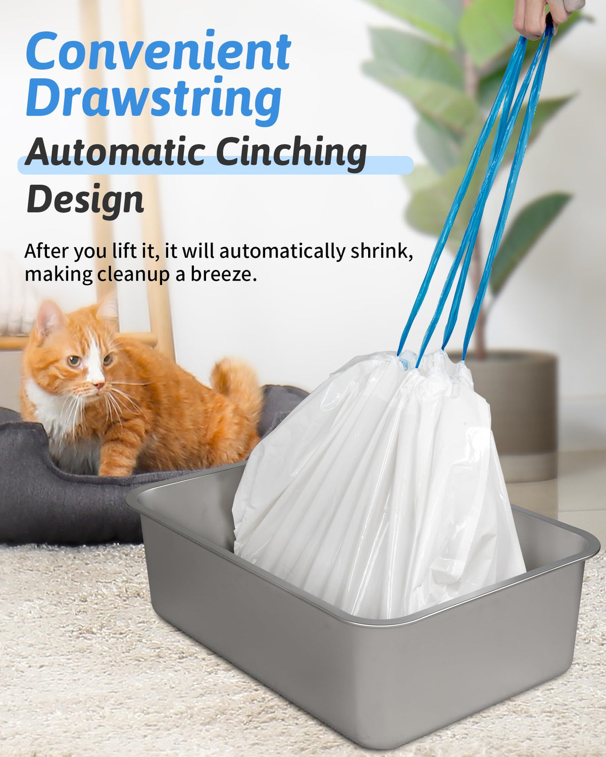 36" x 18" Heavy-Duty Cat Litter Box Liners R325773