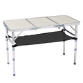 3ft Adjustable Height Aluminum Folding Camping Table U717883