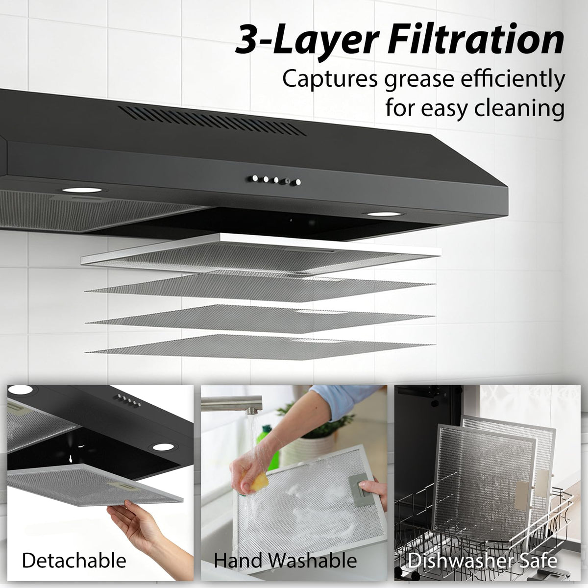 30 Inch Convertible Kitchen Range Hood O612031