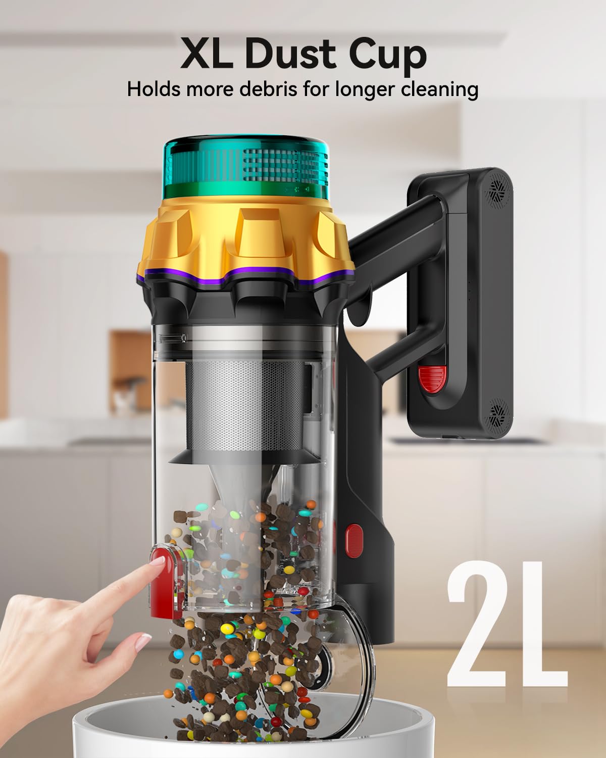 Cordless Stick Vacuum Cleaner 650W 60KPA C827422