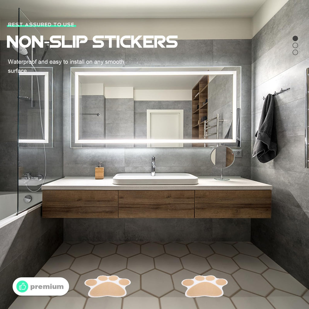 Dog Paw Bathtub Stickers PEVA Anti Slip Decal O98873