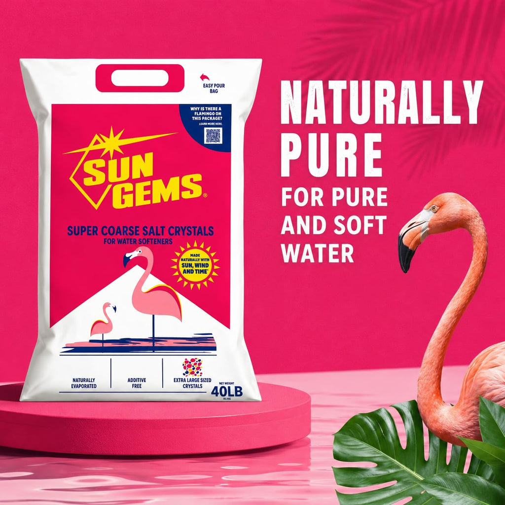 Super Coarse Water Softener Salt Crystals 40 lb V464732