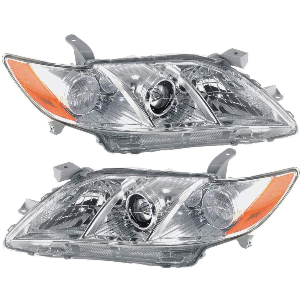 2007 2008 2009 Toyota Camry Headlights Driver and Passenger Side Assembly Q474