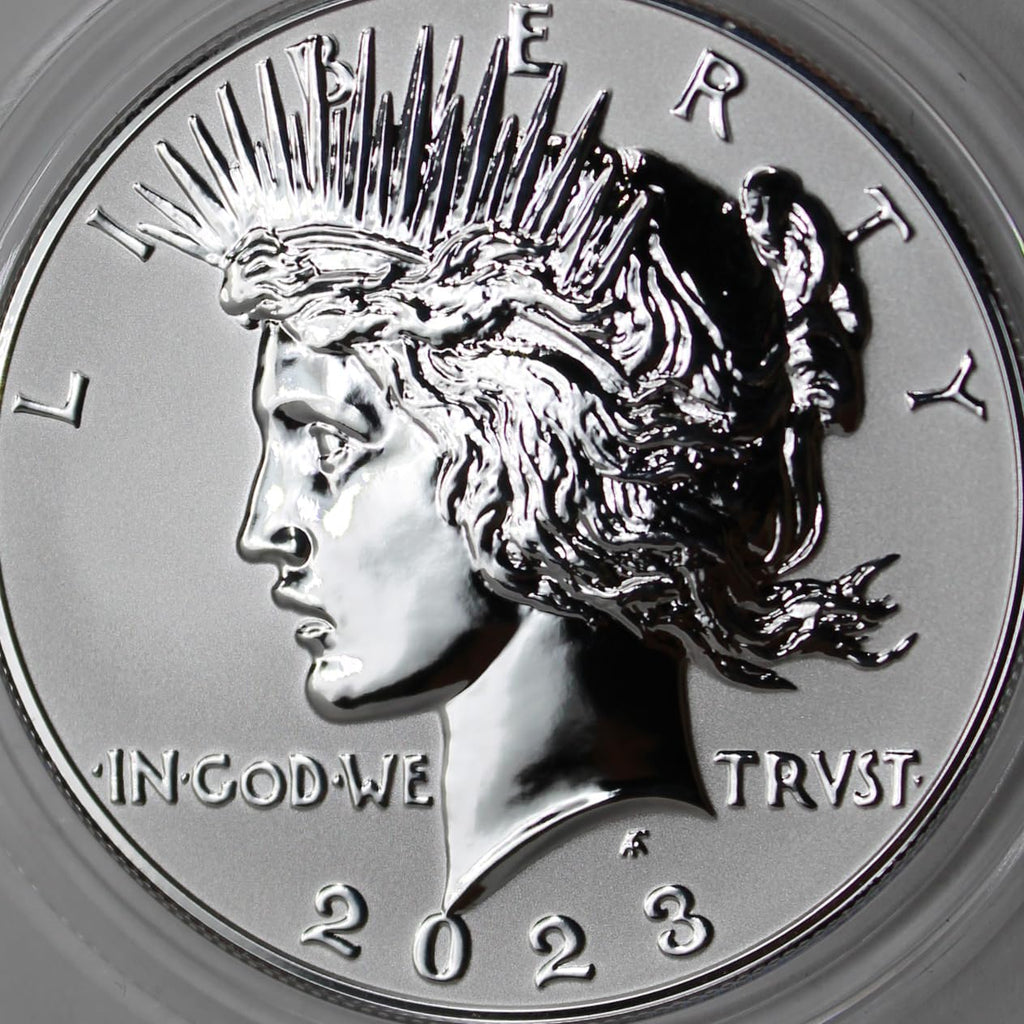 Set of 2 American Proof Silver Morgan & Peace $1 A4966
