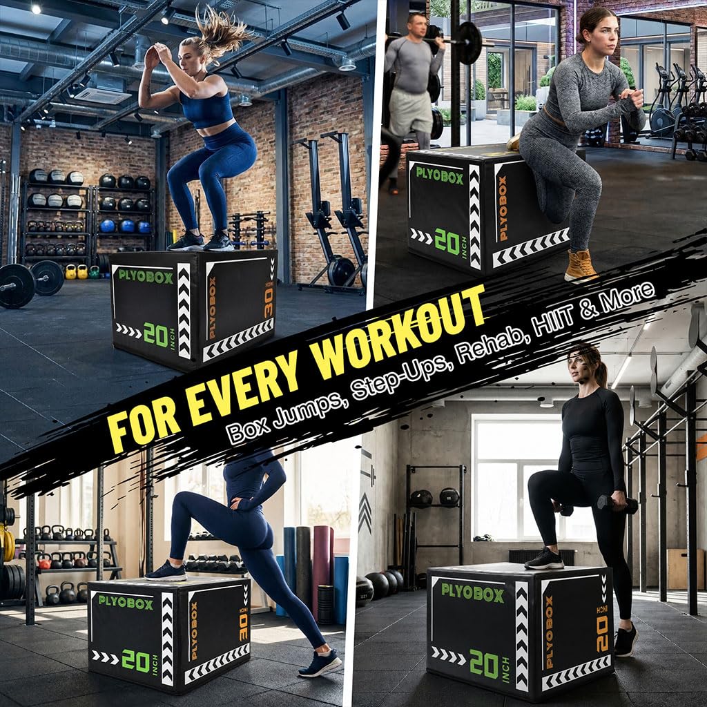 3-in-1 Plyometric Jump Box A125192