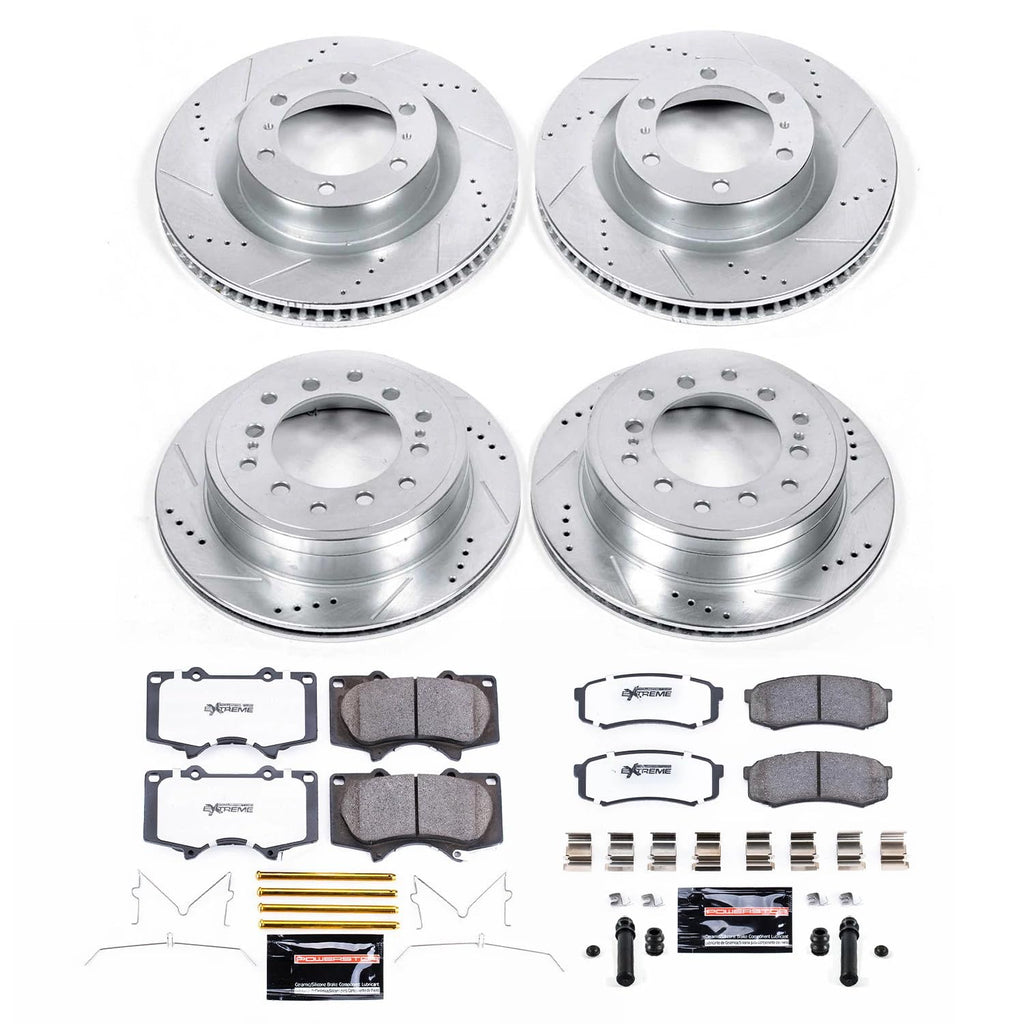 Brake Pad & Rotor Kit Front & Rear J28636