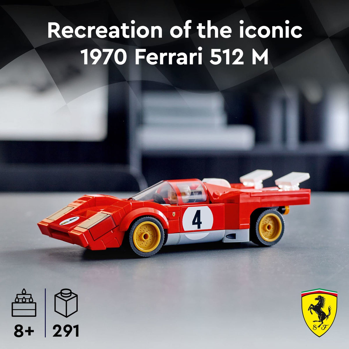 Red Race Car Building Set with Racing Driver Minifigure V403182