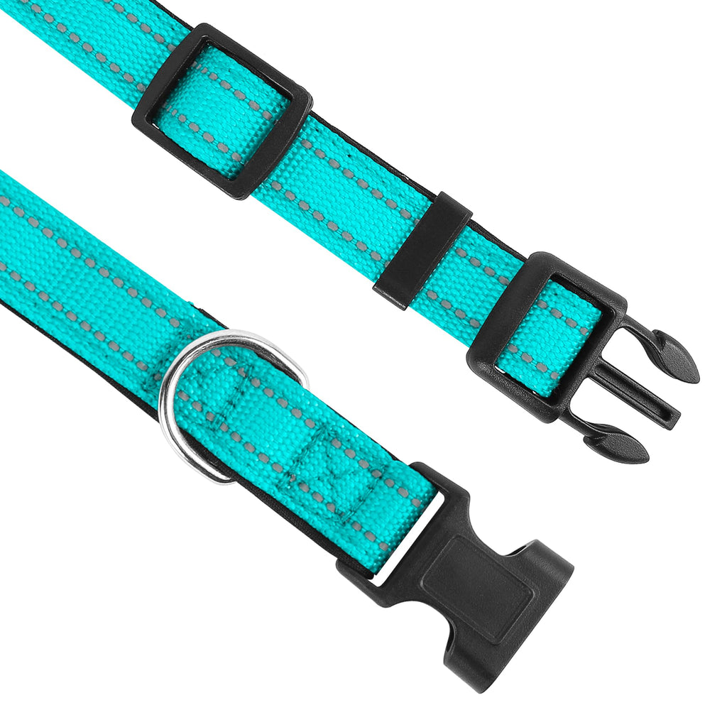 Reflective Adjustable Soft Neoprene Padded Dog Collar O815