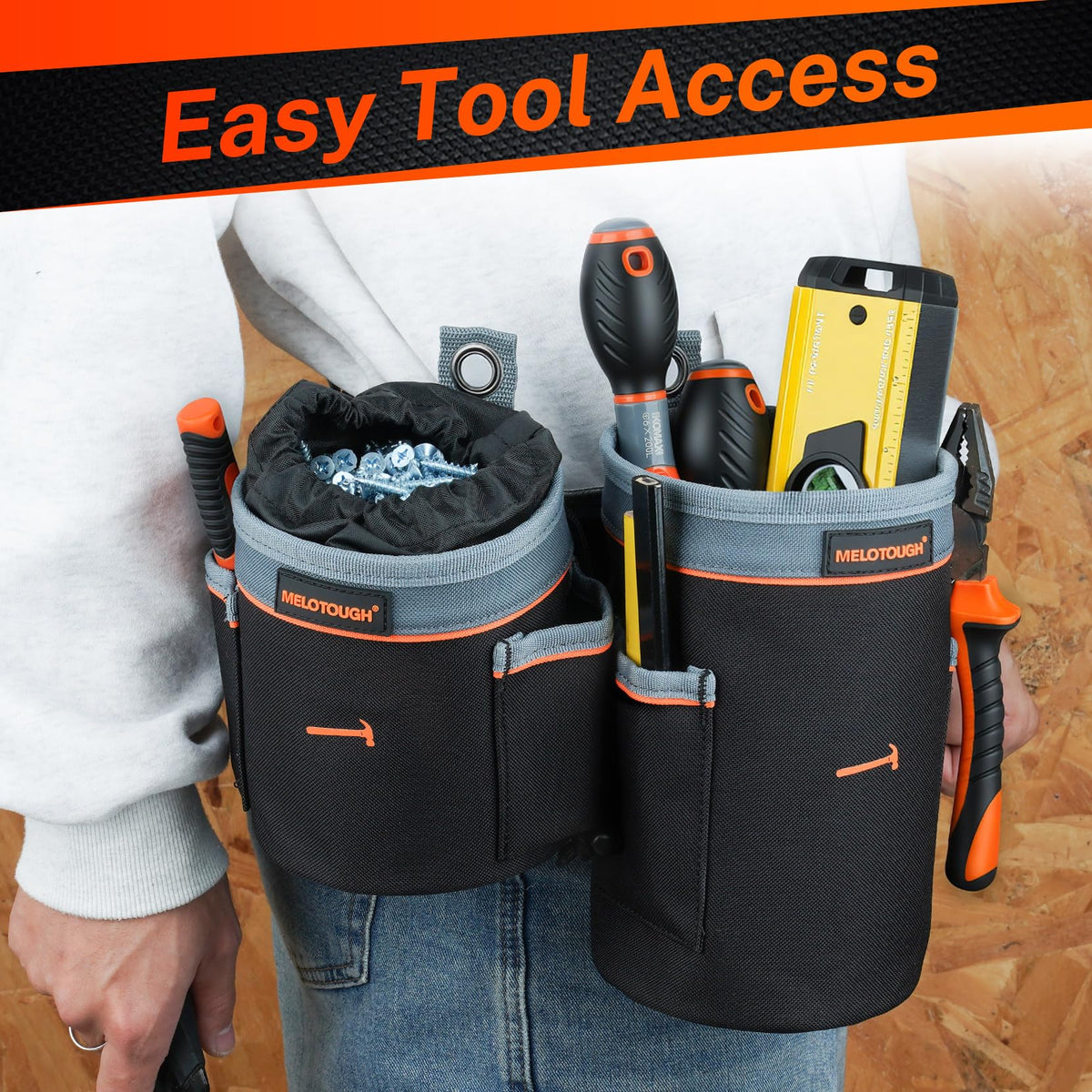 Tool Pouch Multi-Pack 2 Sizes 600D Nylon K3890