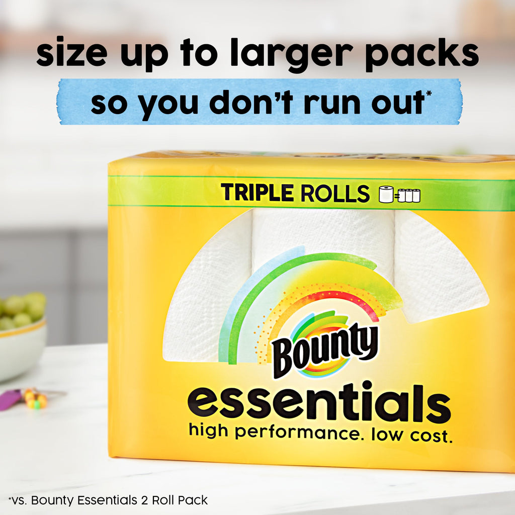 Select-A-Size White Paper Towels, 2 Triple Rolls F77415